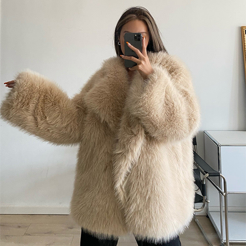 Arctic Luxe Faux Fur Jacket
