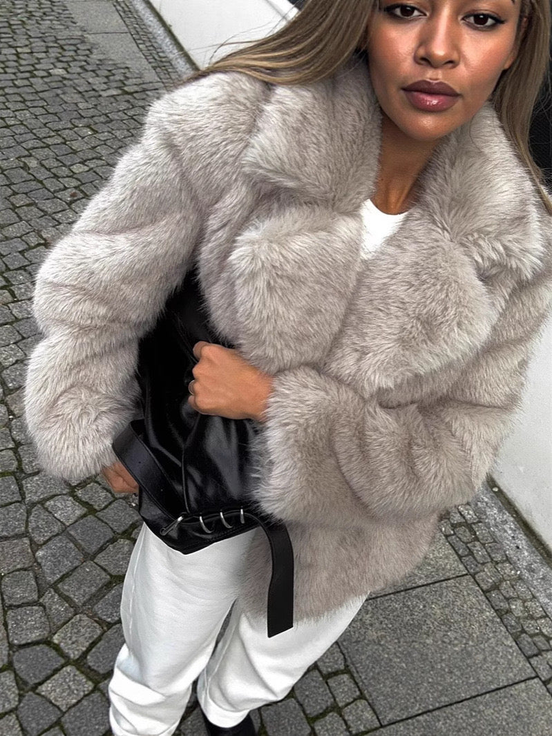 Arctic Luxe Faux Fur Jacket