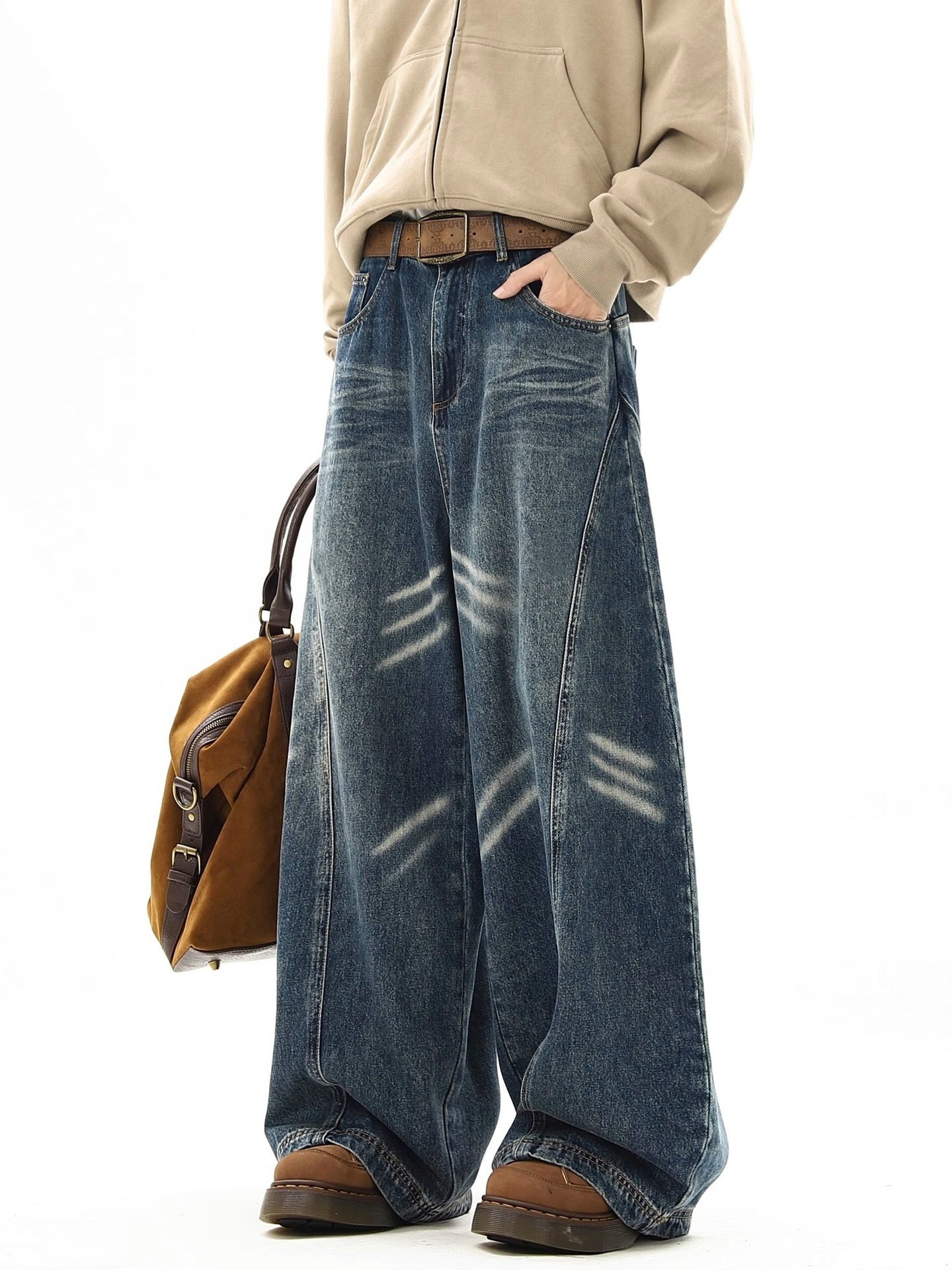 Aura Baggy Jeans America Style