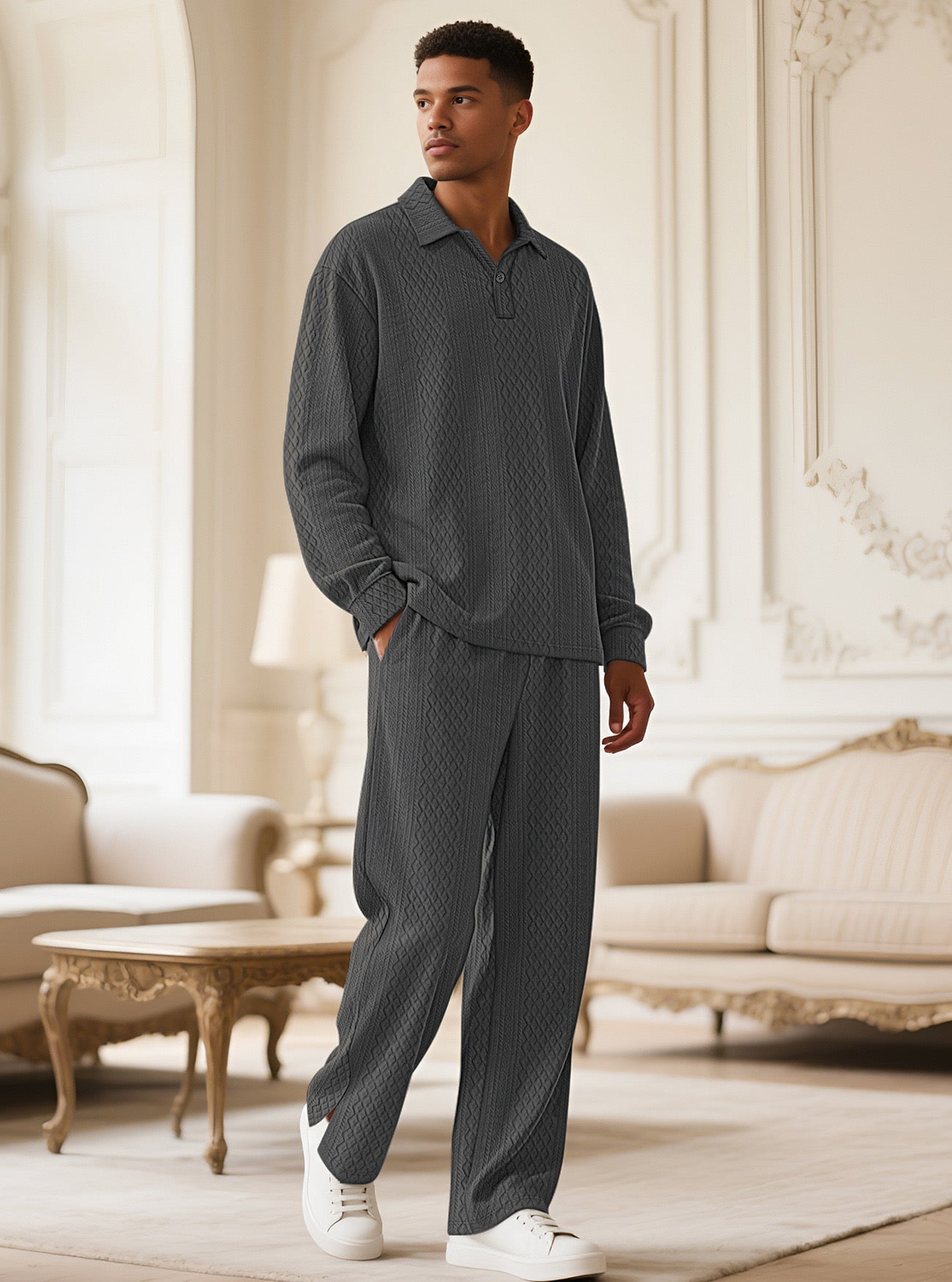 Aura Herren Hemd Hose Set