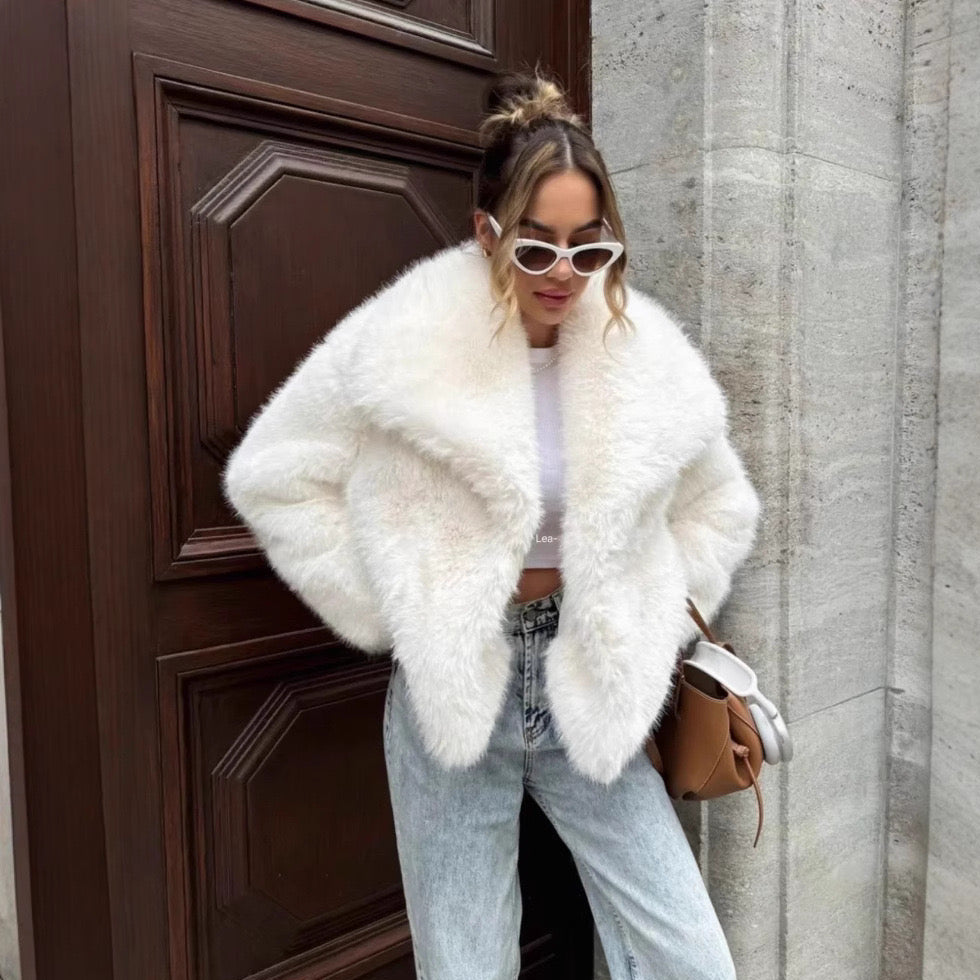 Arctic Luxe Faux Fur Jacket