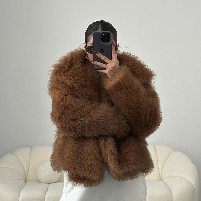 Arctic Luxe Faux Fur Jacket
