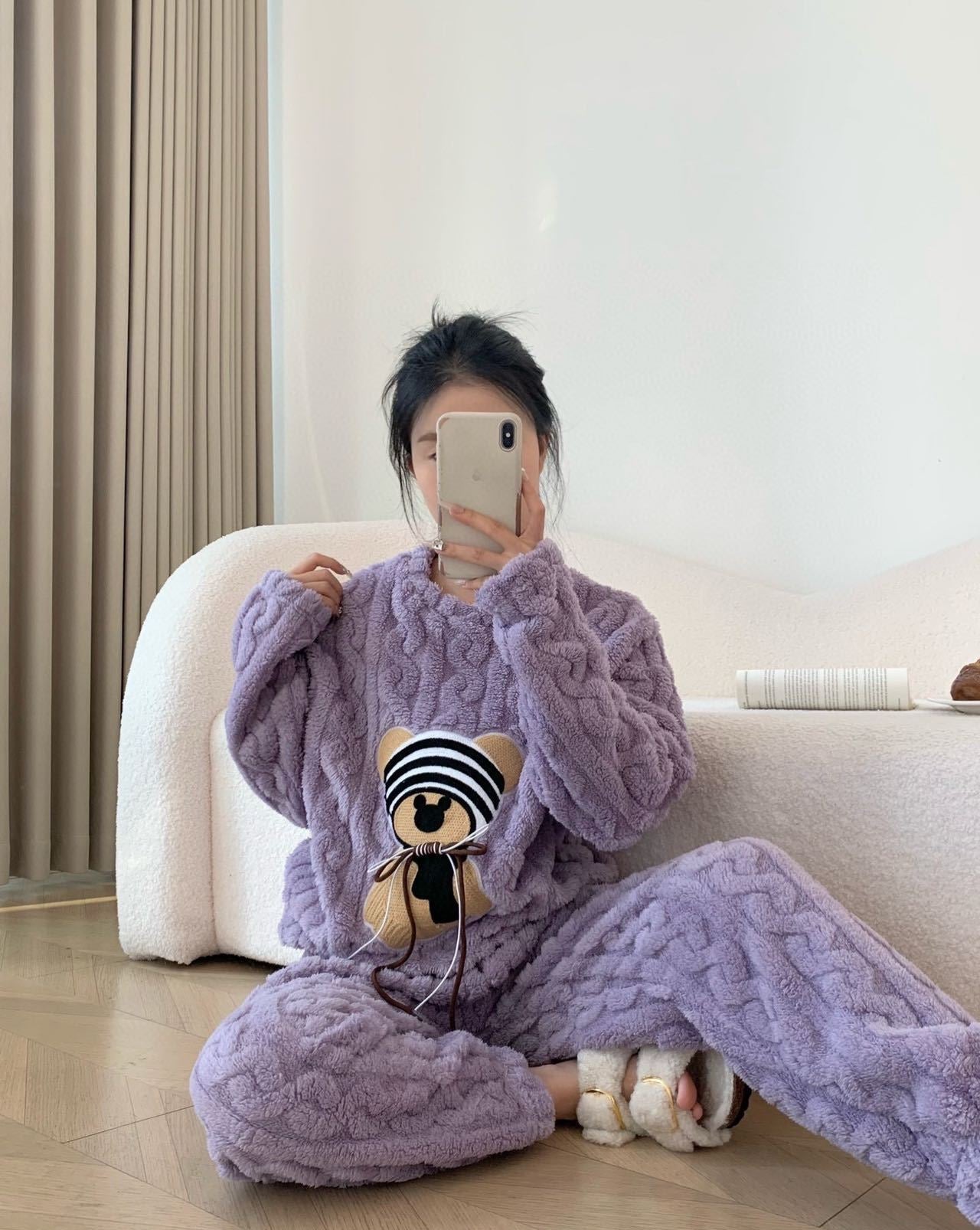 Aura Damen Pyjama