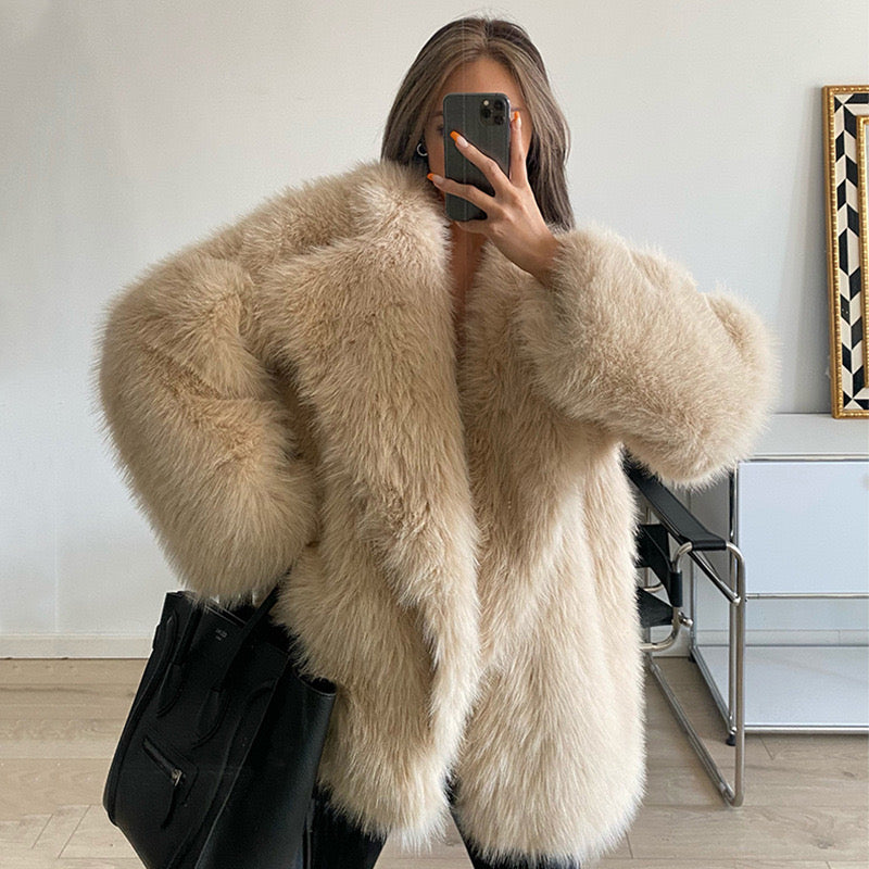 Arctic Luxe Faux Fur Jacket
