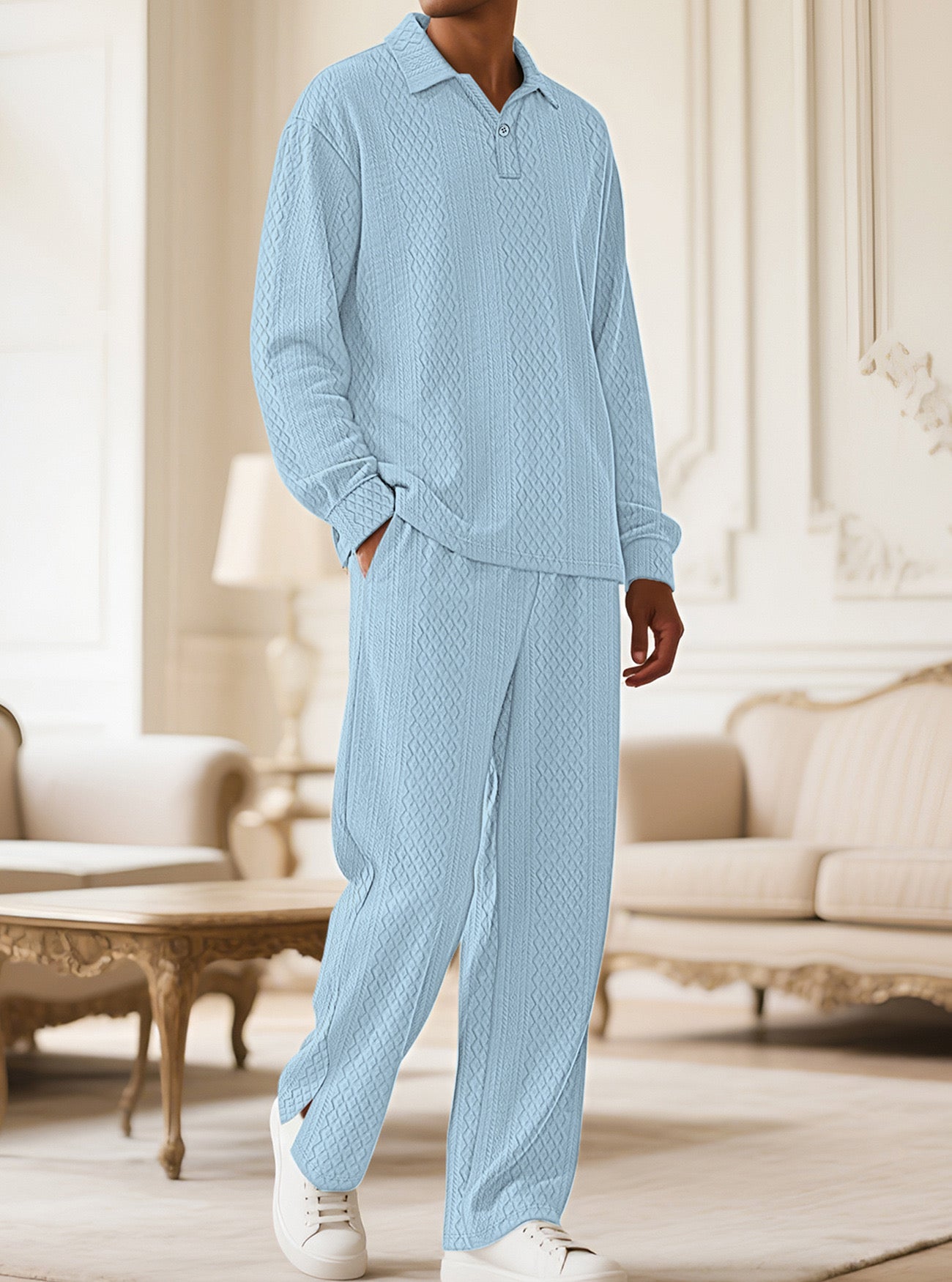 Aura Herren Hemd Hose Set