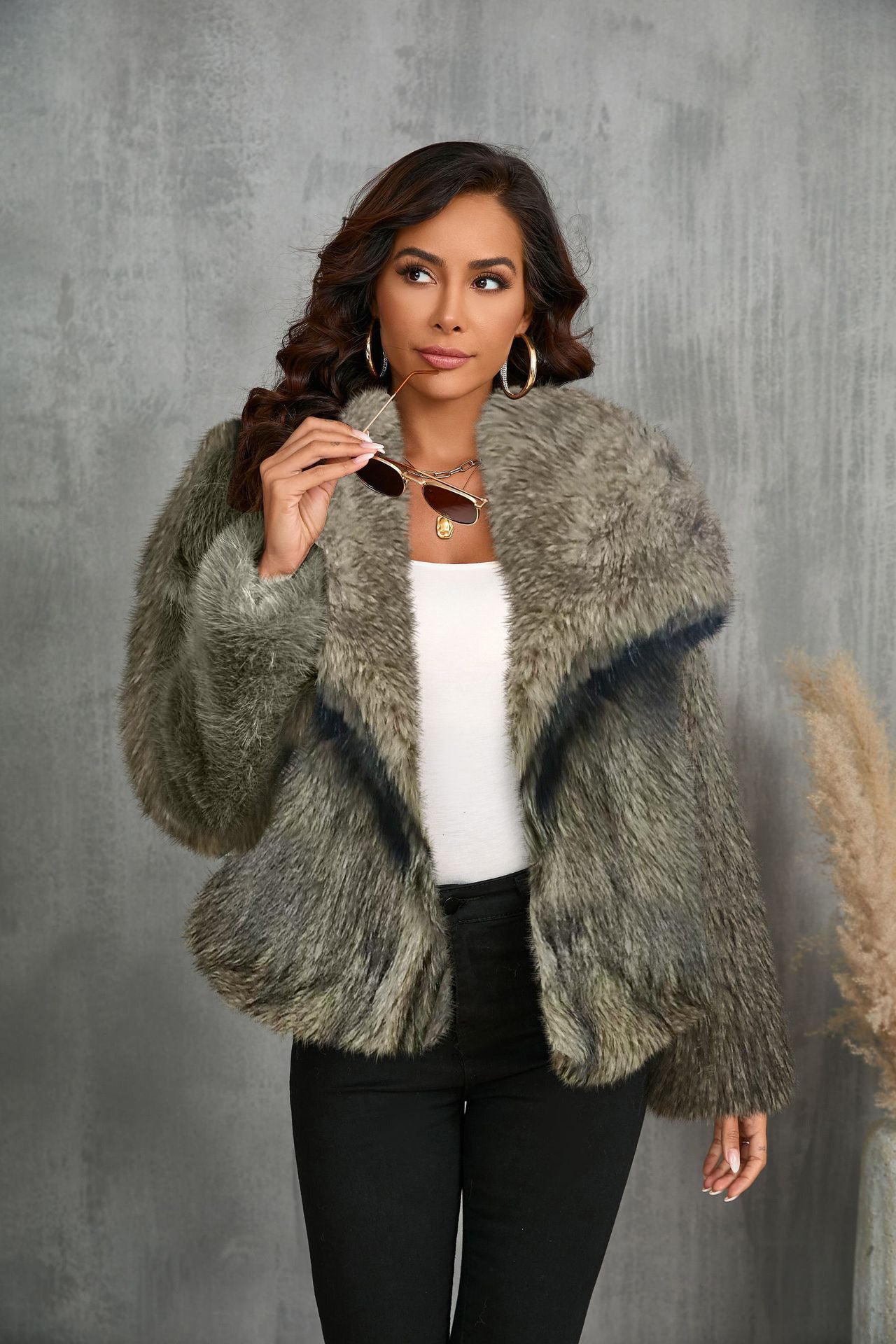 Arctic Luxe Faux Fur Jacket