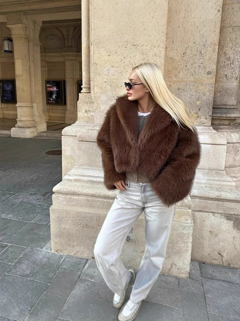 Arctic Luxe Faux Fur Jacket
