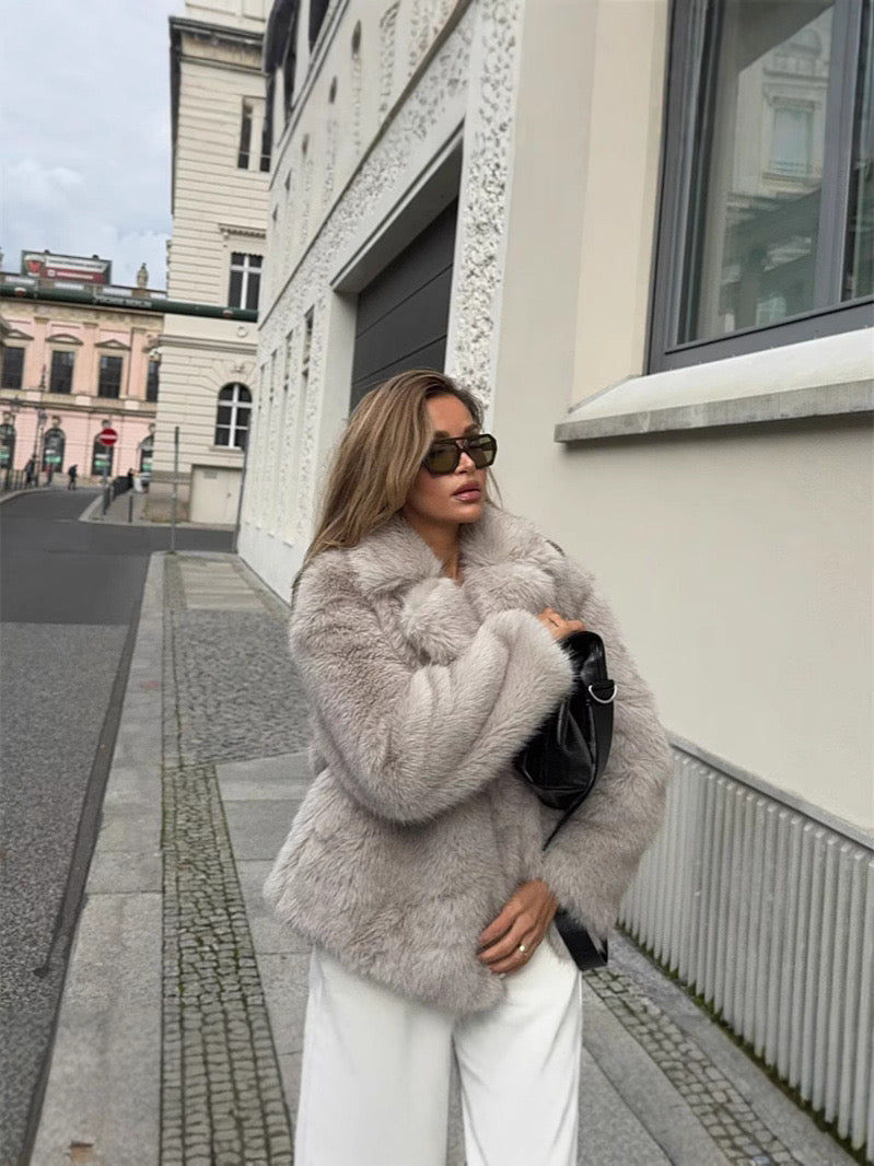 Arctic Luxe Faux Fur Jacket