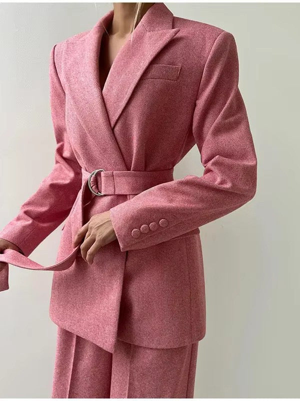 Hosenanzug mit Korsett-Blazer für Damen – tailliert und elegant