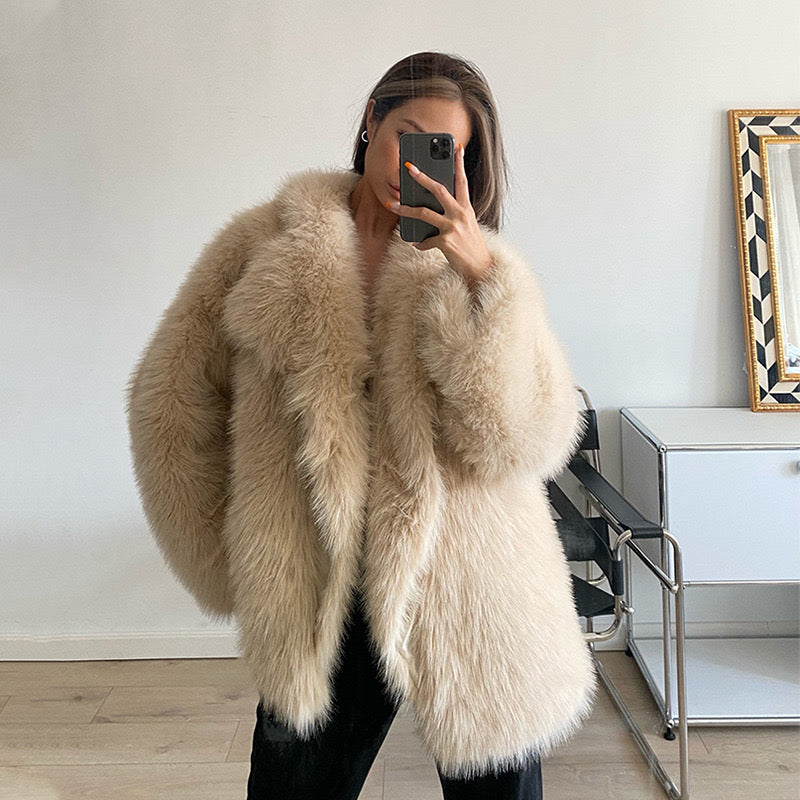Arctic Luxe Faux Fur Jacket